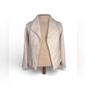 Premise Jacket Blazer White Textured Women Size Small